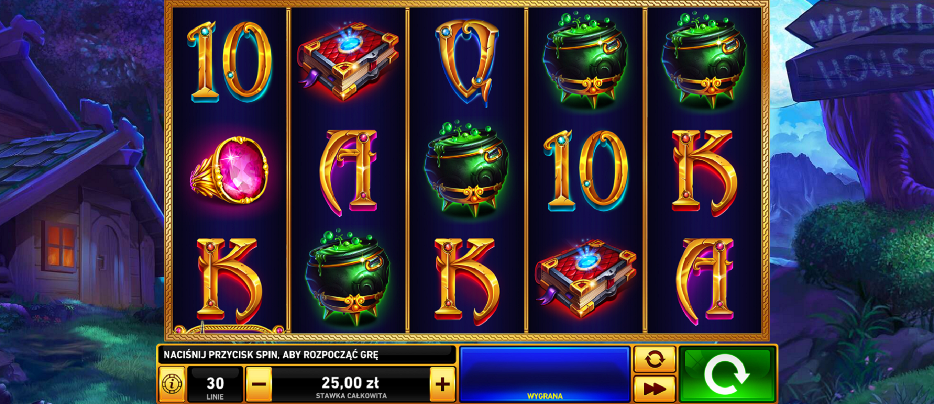 Blue Wizard - opis gry | Total Casino