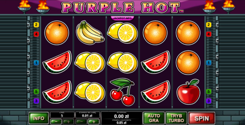 purple hot - gra w kasynie online